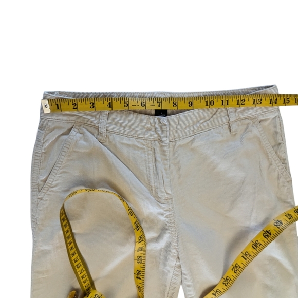 FINAL DAYS $5 J. Crew Factory Low Fit Cream Pants Size 2 CLOSET CLOSING - Picture 6 of 9